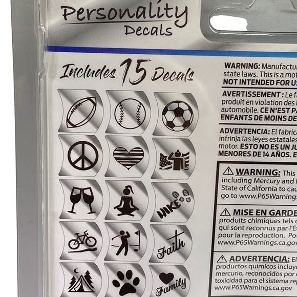 Chroma Personality Decals - Express Yourself - 15 PCs - I AM Car Decal - Picture 3 of 3